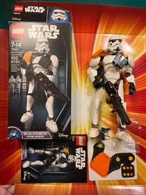 🔥 LEGO Disney STAR WARS STRORMTROOPER COMMANDER 75531 9.6" 24.5cm 💯% COMPLETE