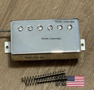 Gibson Burstbucker 1 Bridge Or Neck Humbucker Guitar Pickup Nickel Silver Cover - Picture 1 of 3