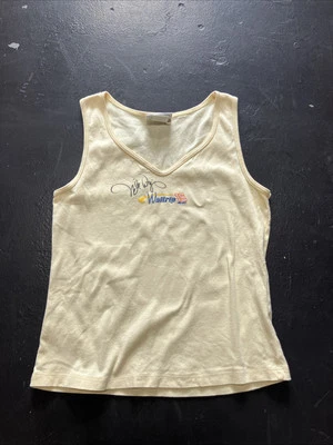 Vtg Signed Autographed Michael Waltrip #15 NASCAR Tank Top Sleeveless Shirt Lg Foto 1 de 4