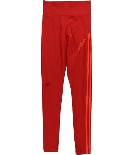 Adidas Pantaloni Sportivi Donna a Vita Alta a Compressione Scarlatto S