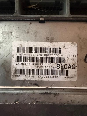 OEM 02 JEEP Grand Cherokee ECM ECU КОМПЬЮТЕР P56044810AG - Изображение 1 из 3