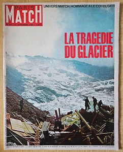 Paris Match French Magazine  857 11 September 1965  Glacier Tragedy complete vg+ - Picture 1 of 1