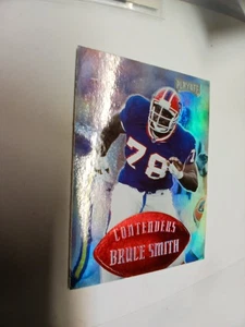 1997 Playoff Contenders Football BRUCE SMITH  #18 Red 7/25 ALL TIME SACK Ldr - Picture 1 of 3