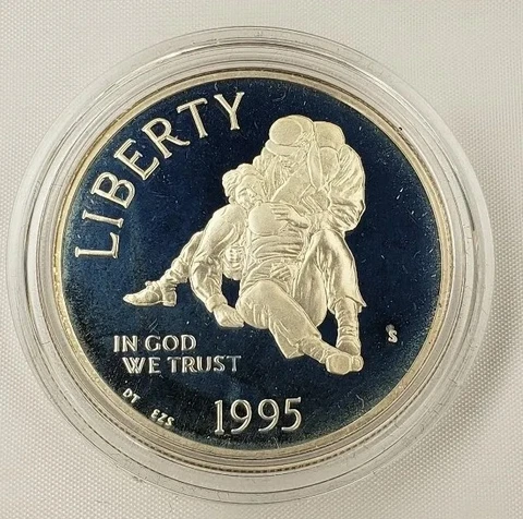 1995 S $1 Civil War Commemorative Silver Dollar - PF - C0068 - STOCK Cover