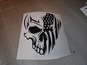 Evil Skull Sticker Scary Skeleton Decal Car Truck Window Vinyl skulls 4.5 - Picture 1 of 4