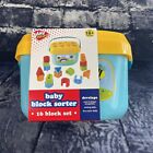 Play Right Baby Block Sorter 16 Block Set With Storage And Sorter 18Mo And 