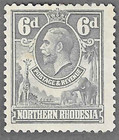 Northern Rhodesia (1925) - Scott # 7,    MH