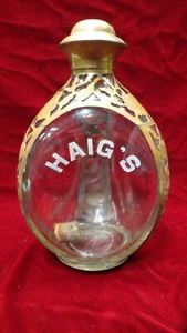 Antigua botella de whisky escocés HAIGS.8,5”h X 5”w. Hermosa jarra. Escocia - Imagen 1 de 11