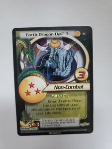 Earth Dragon Ball 3 #15 Dragon Ball Z CCG World Games Saga 2002 Score - LP