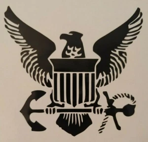 USN Emblem Vinyl Aufkleber Decal Farbe/Größe wählbar US Navy - Bild 1 von 1