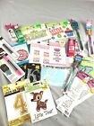 Lot Of 23 Assorted Wearable Craft Embellishments Iron Ons Markers Paint New