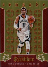 2015-16 Panini Excalibur Crusade Red Basketball Card #47 Mike Conley /149