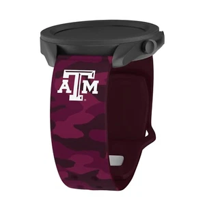 Texas A&M Aggies HD Camo Samsung Galaxy Watch Band - Picture 1 of 3