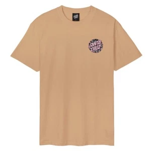 Camiseta SANTA CRUZ Vivid Dot Skate L Beige CALLE Estilo de vida DW HARD SWITCH FLIP - Imagen 1 de 3