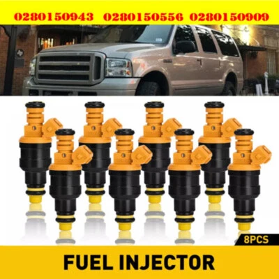 NUEVO JUEGO DE INYECTORES DE COMBUSTIBLE DE 8 PIEZAS 0280150943 para Lincoln Town Car 1991-1994 4,6 L V8 Foto 1 de 4