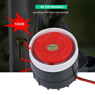 Mini Wired Car Horn Speaker Siren Home Security Sound Alarm System 110dB 12V _$6 • 5.55€