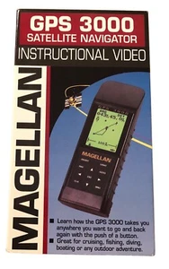 Magellan GPS 3000 Satellite Navigator Instructional Video VHS Part #00-19050-000 - Imagen 1 de 9