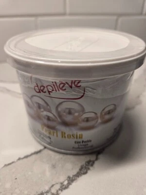 CERA DEPILATORIA DEPILEVE PEARL COLOFONIA, 14,1 OZ, NUEVA LATA SELLADA PARA CALENTADORES DE CERA Foto 1 de 4