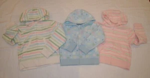 Gymboree SNOW PRINCESS Fleece Hoodie Snowflake Multi-Stripe Choice NWT 8 9 10 - Picture 1 of 7