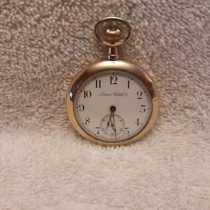 Vintage, Luxor Watch Co Pocket Watch, 17 Jewel, 20 yr Gold Filled Wadsworth Case - Picture 1 of 8