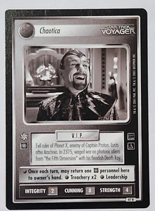 Star Trek CCG Holodeck Adventures - Chaotica - 87R - NM-MT never played - Picture 1 of 1