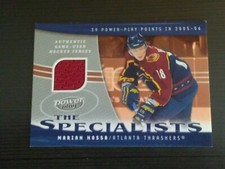 2006-07 Upper Deck Power Play Specialists Marian Hossa #S-MH NHL HOCKEY jersey