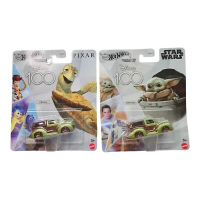 Hot Wheels ERROR Disney 100 Star Wars Grogu Crush Car Foto 1 de 4