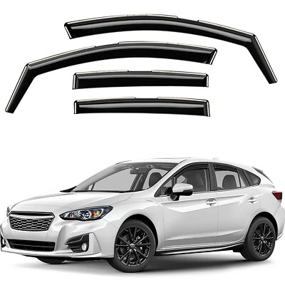 Parasoles de lluvia protectores de viento para Subaru Impreza Hatchback 2017-2023 Foto 1 de 4