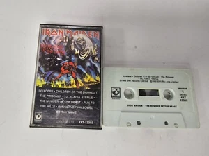 Iron Maiden - The Number of the Beast - Cassette Tape - 1982 EMI - 4XT-12202 VTG - Picture 1 of 3