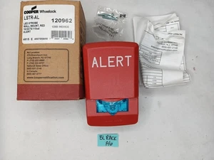 Eaton LSTR-AL Wheelock Exceder LED Strobe Wall Mount Red Fire Alarm 120962 - Picture 1 of 5