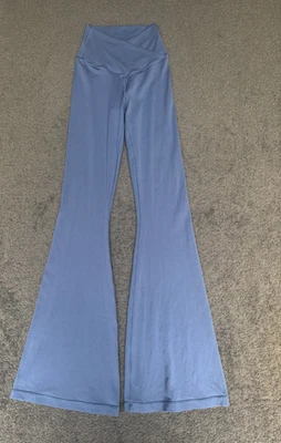 Offline By Aerie Pants & Jumpsuits Women Size XS Dusty Blue Bell-Bottoms Pull On - Image 1 of 4