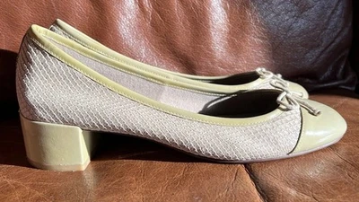 Cole Haan Round Toe Ballet Style Women’s Shoes With Low Block Heel Size 8 - Image 1 of 4