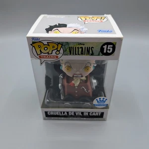 Funko Pop! Trains Disney Villains 15 Cruella De Vil in Cart Vinyl Figur - Bild 1 von 5