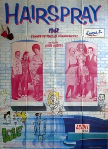 HAIRSPRAY - JOHN WATER / DIVINO / MUSICAL / BONO - CARTEL DE PELÍCULA GRANDE ORIGINAL - Imagen 1 de 1