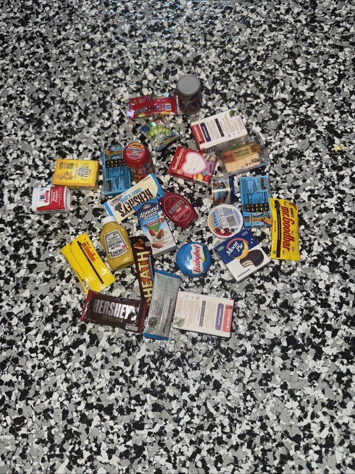 Lote de artículos de comestibles artículos de comestibles en miniatura todo lo fotografiado (48) Foto 1 de 1