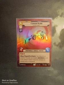 Star Wars Unlimited Shadows Of The Galaxy Xanadu Blood Hyperspace foil Rare 460 - Picture 1 of 1
