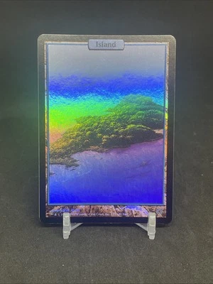 Island - Full Art Unhinged Foil - Image 1 of 2