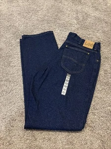 Jeans Lee MR uomo vintage nuovi anni 90 regular fit 38x34 denim 200-8989 pepe prelavaggio - Foto 1 di 13