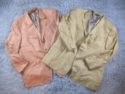 Jos A Bank Blazer Mens 50L Silk Lot of 2 Sport Coat Jacket Classic Formal Suit - Image 1 of 4