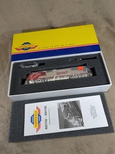 ATHEARN G6148 GENESIS SD751 HO LOCOMOTIVE NO SOUND BNSF Red Silver - Picture 1 of 24
