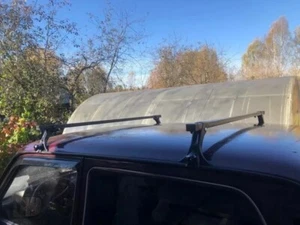 Portaequipajes de techo para Lada Niva 2121, 21213 en canalones, 2 barras transversales - Imagen 1 de 3