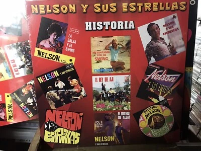 RARE salsa LP Nelson y Sus Estrellas Historia Cancion India Rey Ají Color Vinyl - Image 1 of 2
