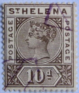 1896 ST. HELENA #46: Fine Used 'Queen Victoria' issue - Picture 1 of 2