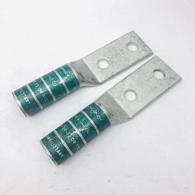 LOT OF 2 BURNDY YA36-2N 600 KCMIL (N600)GREEN DIE 22 OR 472 472/22-U36RT/U32ART - Image 1 of 4