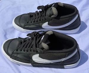 NIKE BLAZER LOW PRO CLUB 'BLACK/WHITE' MENS SNEAKERS SIZE 9.5 NEW OUT OF BOX - Picture 1 of 13