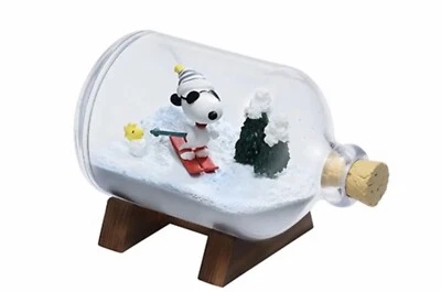 Snoopy Figur Peanuts SNOOPY & WOODSTOCK Terrarium On Vacation, Original Re-Ment - Bild 1 von 3
