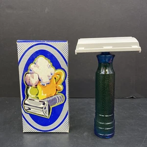 Vintage 70s Avon Super Shaver Hand Razor Bracing Lotion Bottle Barbershop Decor - Picture 1 of 11
