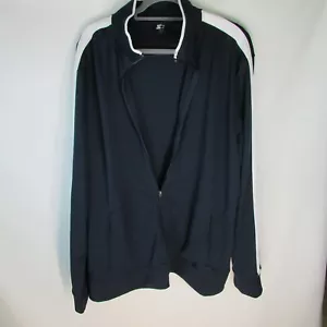 Starter Jacket 2XL XXL Men Size 50-52 Activewear Jacket Navy Blue Full Zip - Picture 1 of 5