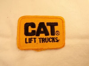 1970s / 8os Cat Lift Trucks Farm Equipment Caterpillar Tractor Patch  - Picture 1 of 2
