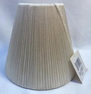 Ivory String Chandelier Shade 5" Mini Lamp Sconce Shade - Picture 1 of 6